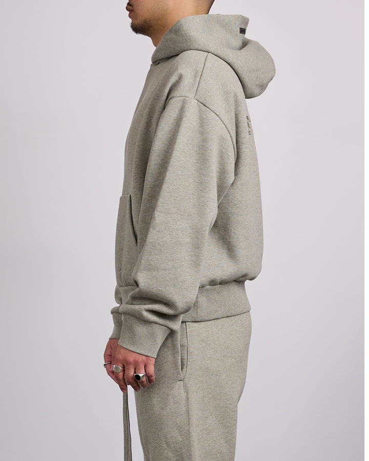 Fear of God Essentials Metallic Classic Hoodie Concrete