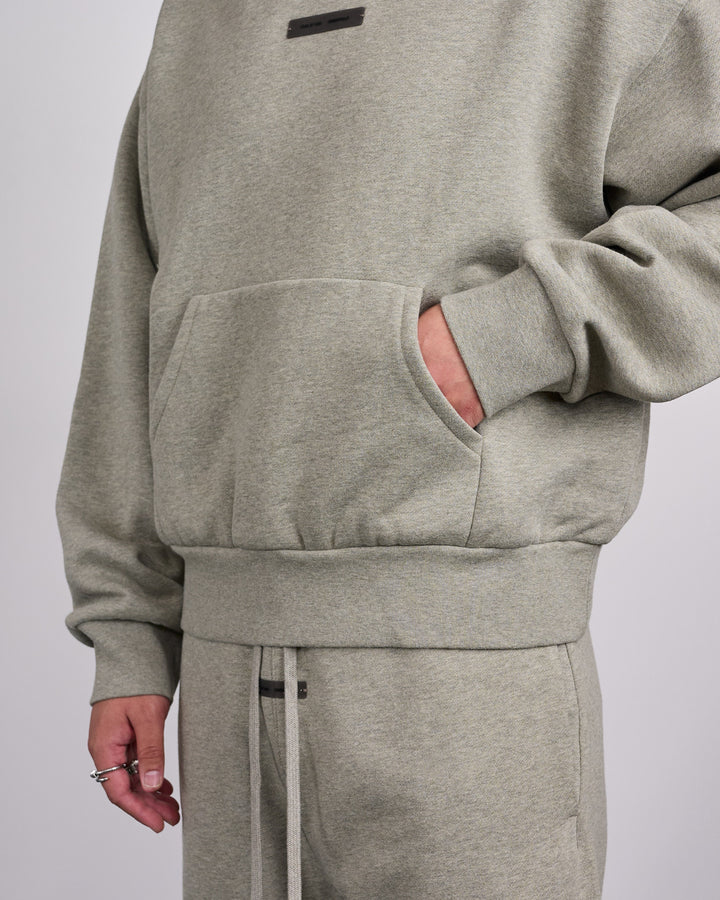 Fear of God Essentials Metallic Classic Hoodie Concrete