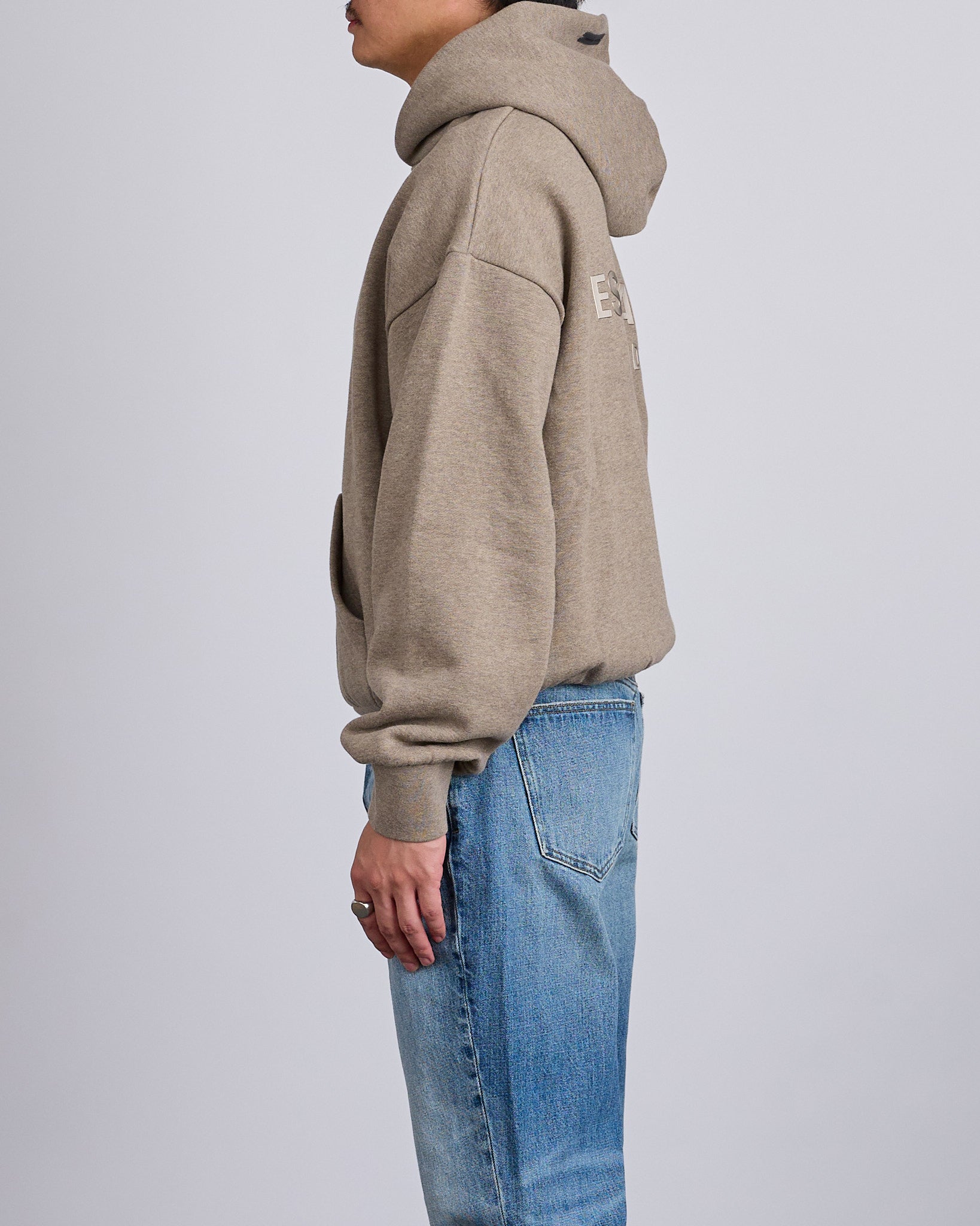 Fear of God Essentials Metallic Classic Hoodie Homestead Heather