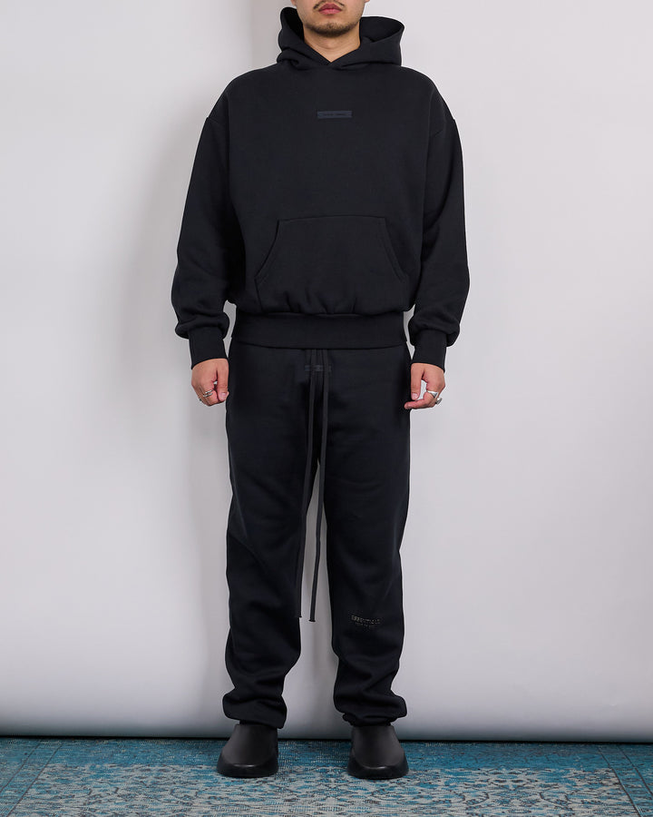 Fear of God Essentials Metallic Classic Hoodie Jet Black