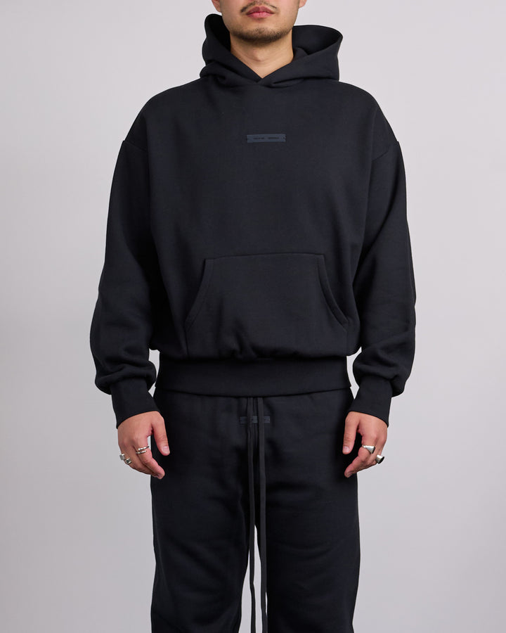 Fear of God Essentials Metallic Classic Hoodie Jet Black