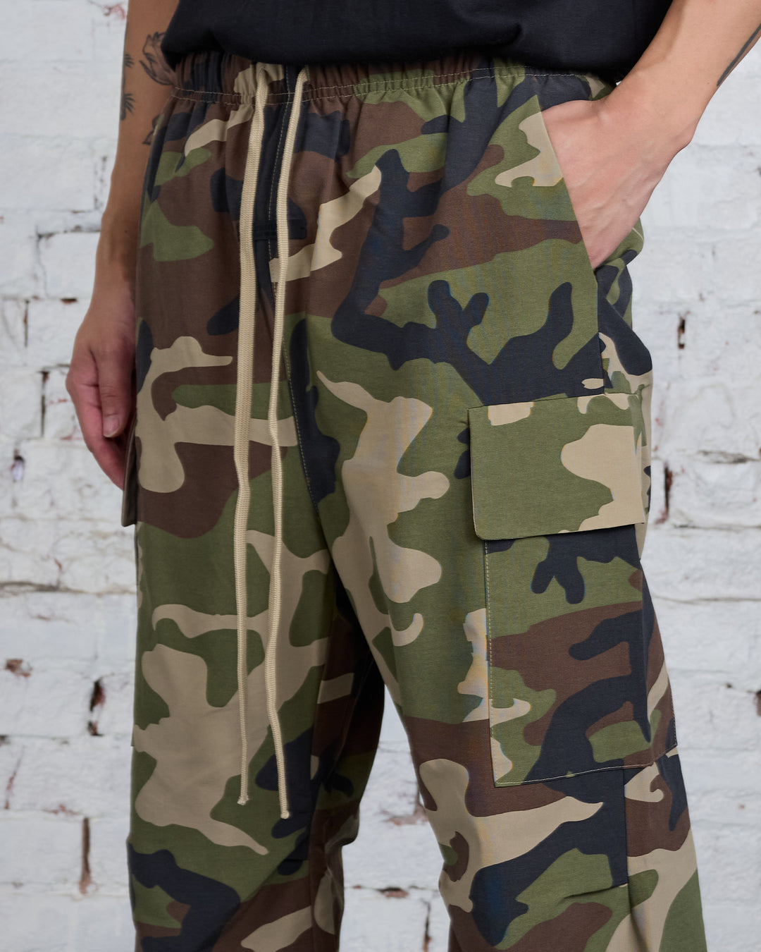 Fear of God Essentials Military Field Pant Woodland Camo