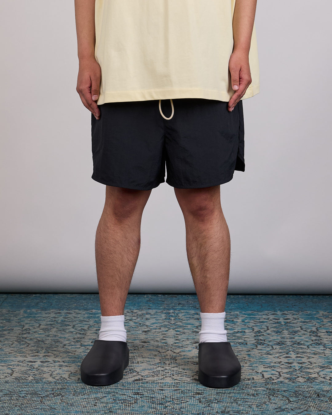 Fear of God Essentials Nylon Swim Short Vintage Black