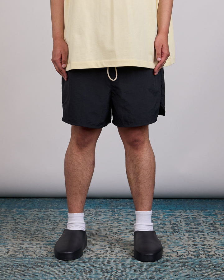 Fear of God Essentials Nylon Swim Short Vintage Black