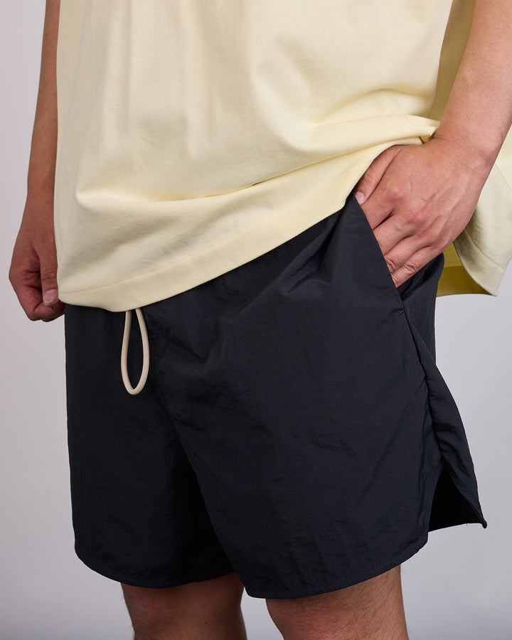Fear of God Essentials Nylon Swim Short Vintage Black