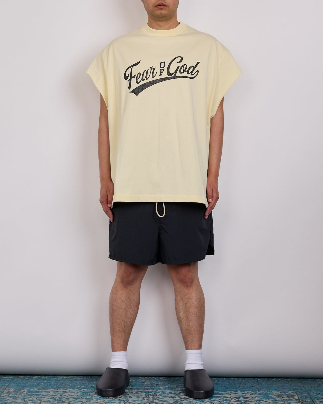 Fear of God Essentials Nylon Swim Short Vintage Black