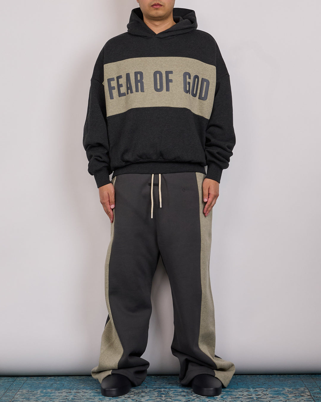 Fear of God Essentials Panelled Lounge Sweatpant Iron Grey Seal Heather