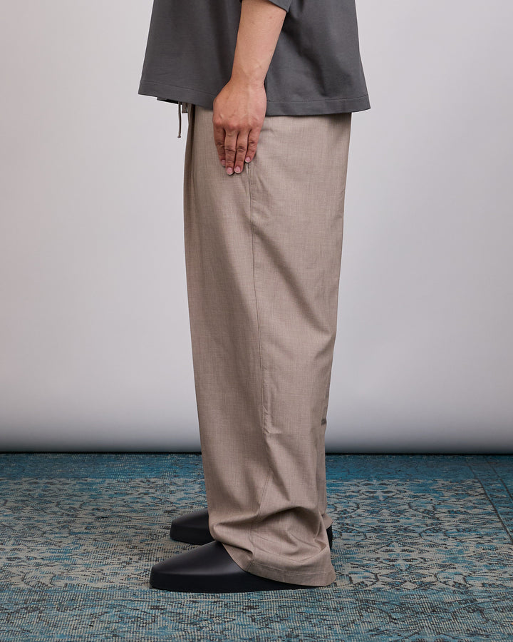 Fear of God Essentials Pleat Front Silk Blend Drawstring Pant Seal
