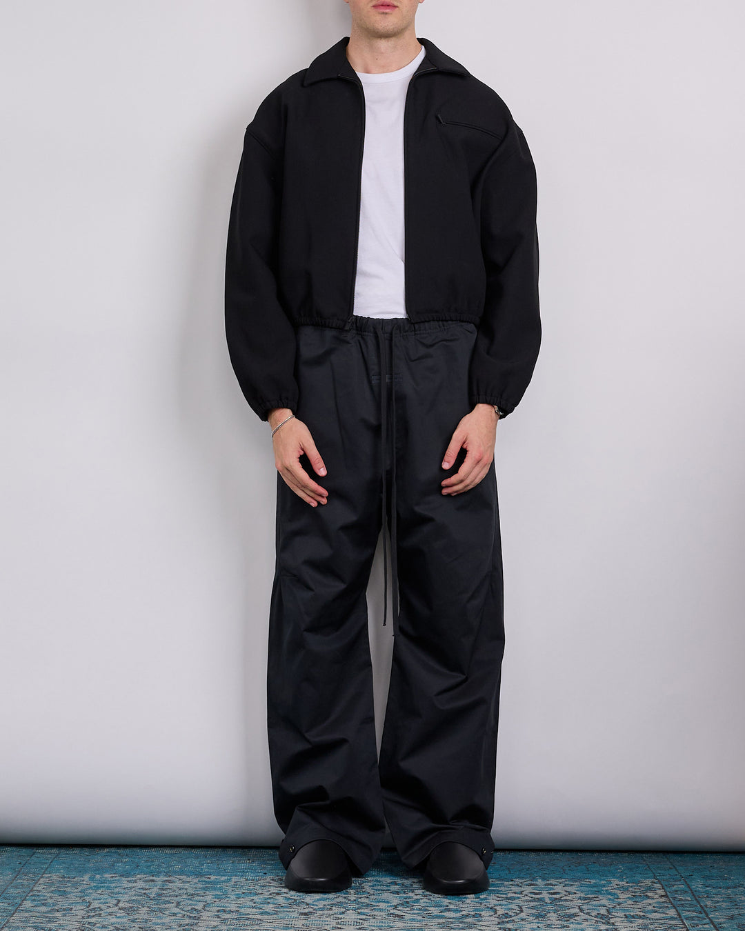 Fear of God Essentials Poly Twill Work Pant Jet Black