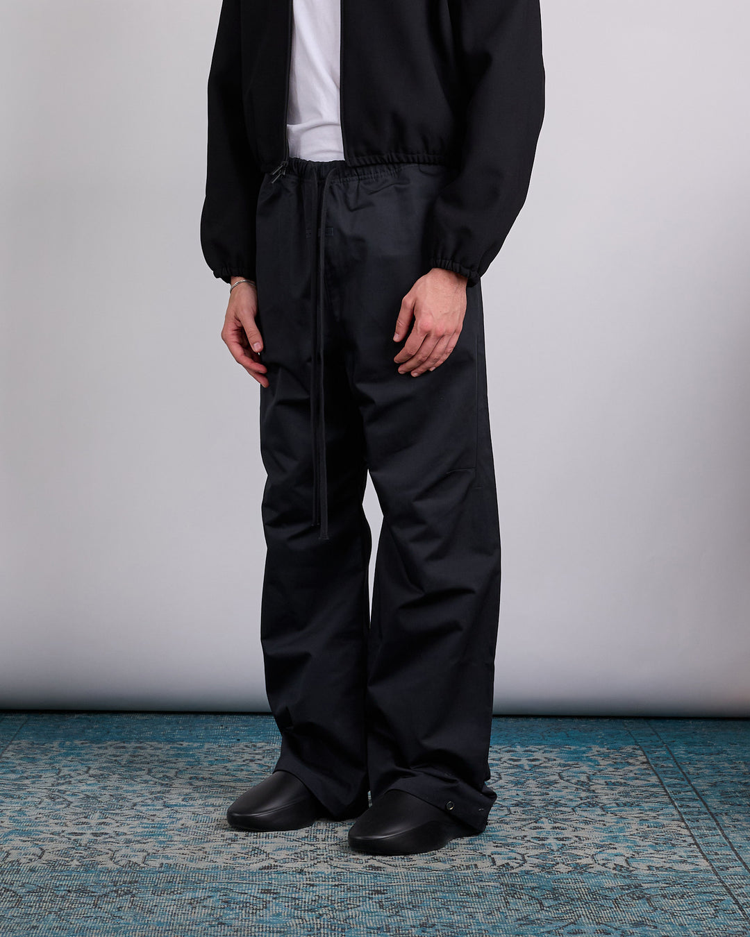 Fear of God Essentials Poly Twill Work Pant Jet Black