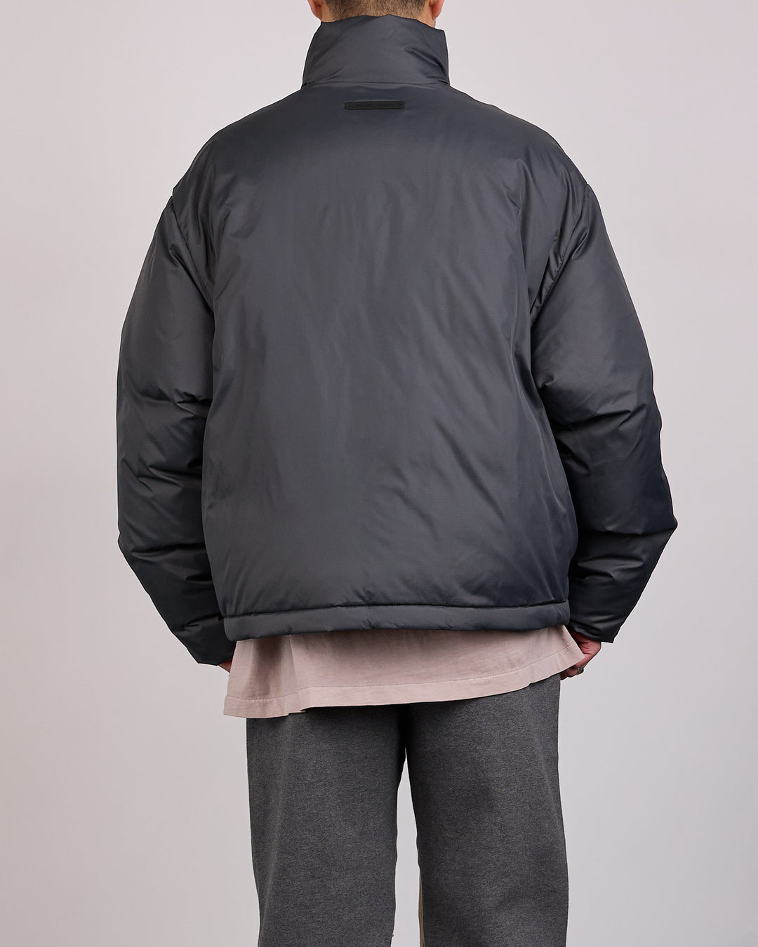 Fear of God Essentials Puffer Jacket Iron Grey