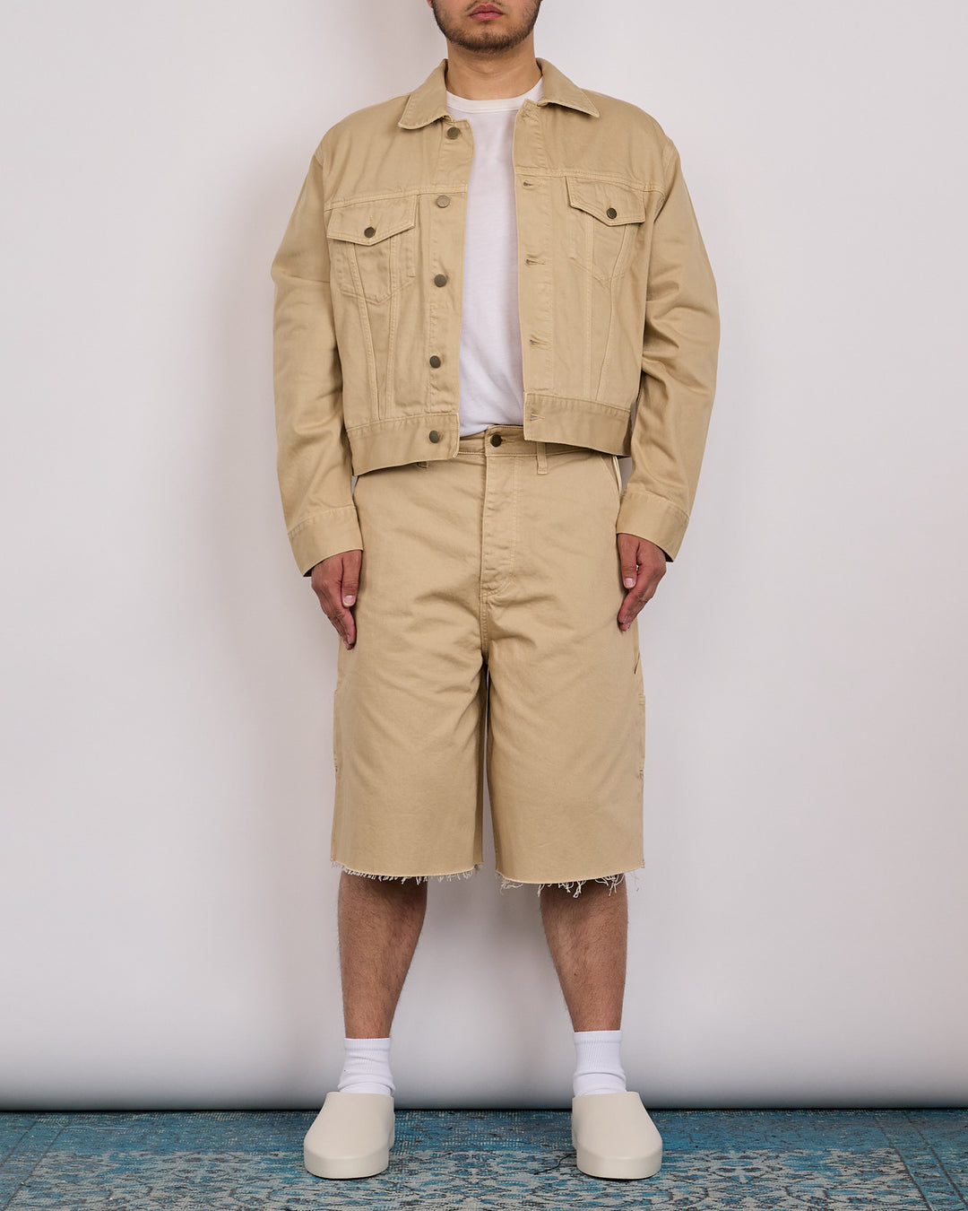 Fear of God Essentials Classic Denim Jacket Overdye Dune