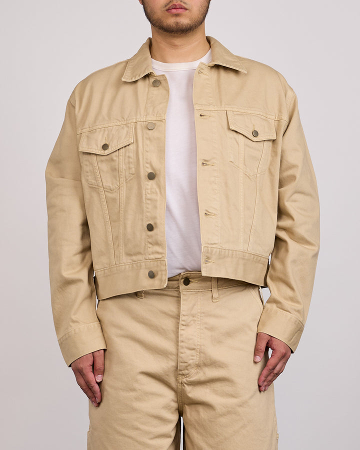 Fear of God Essentials Classic Denim Jacket Overdye Dune