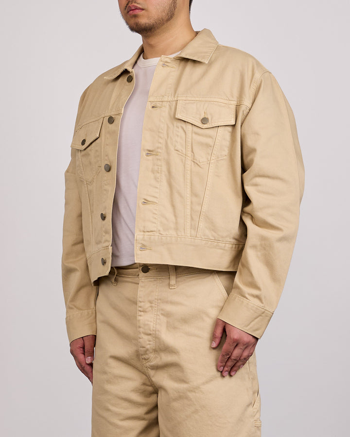 Fear of God Essentials Classic Denim Jacket Overdye Dune