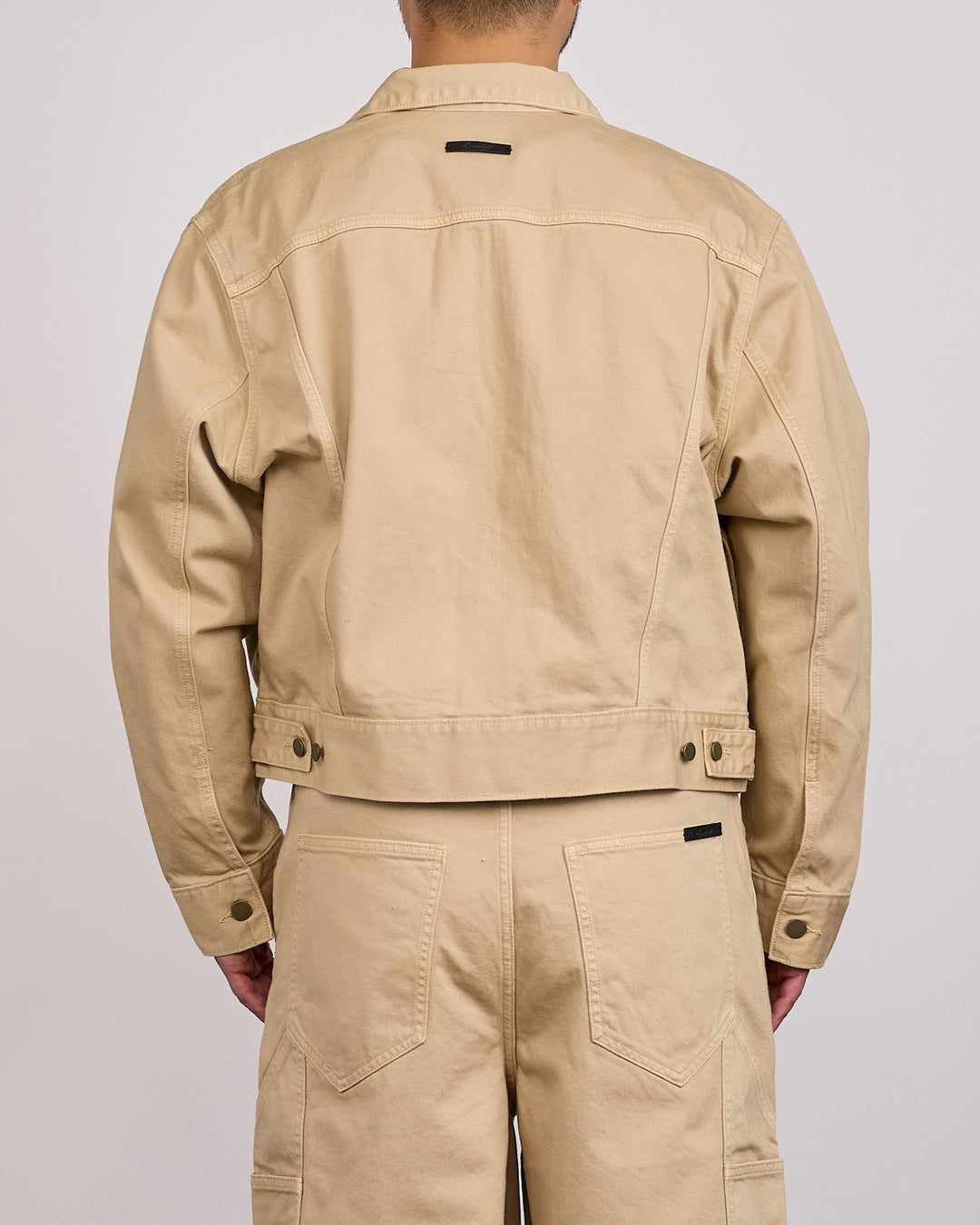 Fear of God Essentials Classic Denim Jacket Overdye Dune