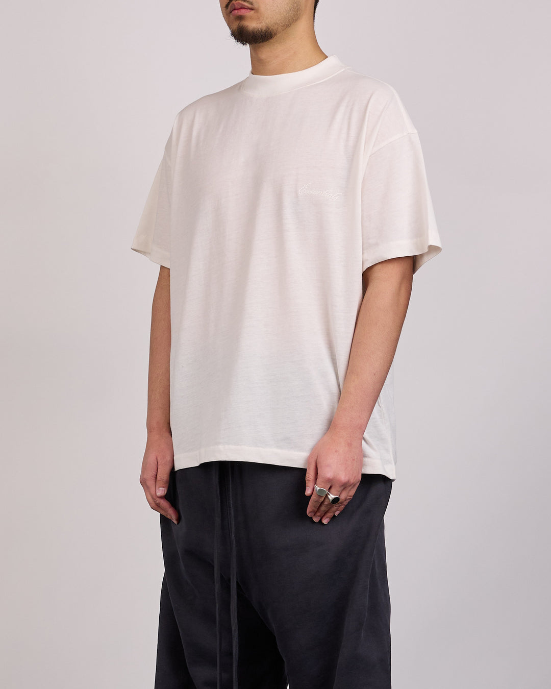 Fear of God Essentials Script Essential T-Shirt Ivory