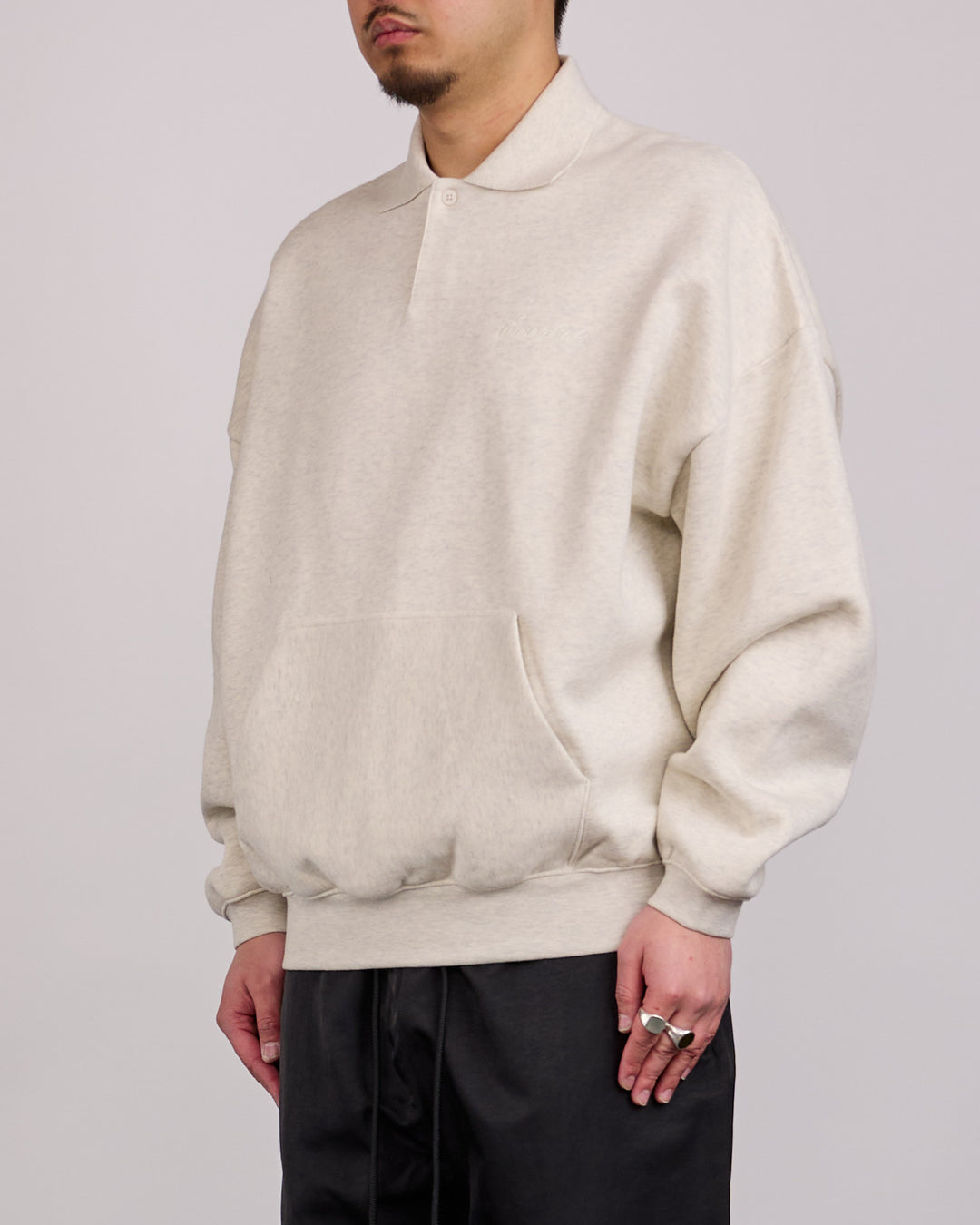 Fear of God Essentials Signature 90's Polo Sweat Oatmeal