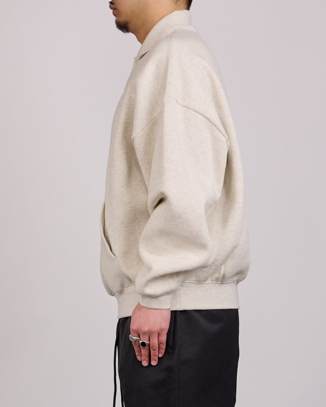 Fear of God Essentials Signature 90's Polo Sweat Oatmeal