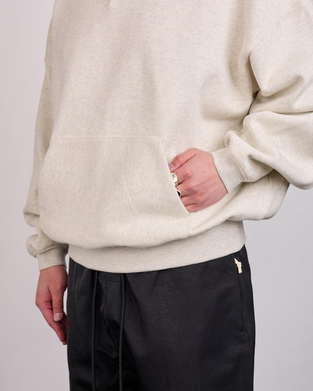 Fear of God Essentials Signature 90's Polo Sweat Oatmeal