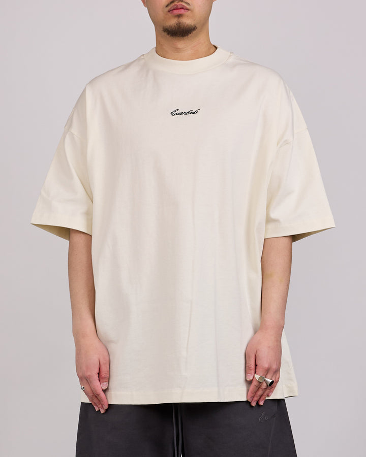 Fear of God Essentials Signature 90's T-Shirt Ivory