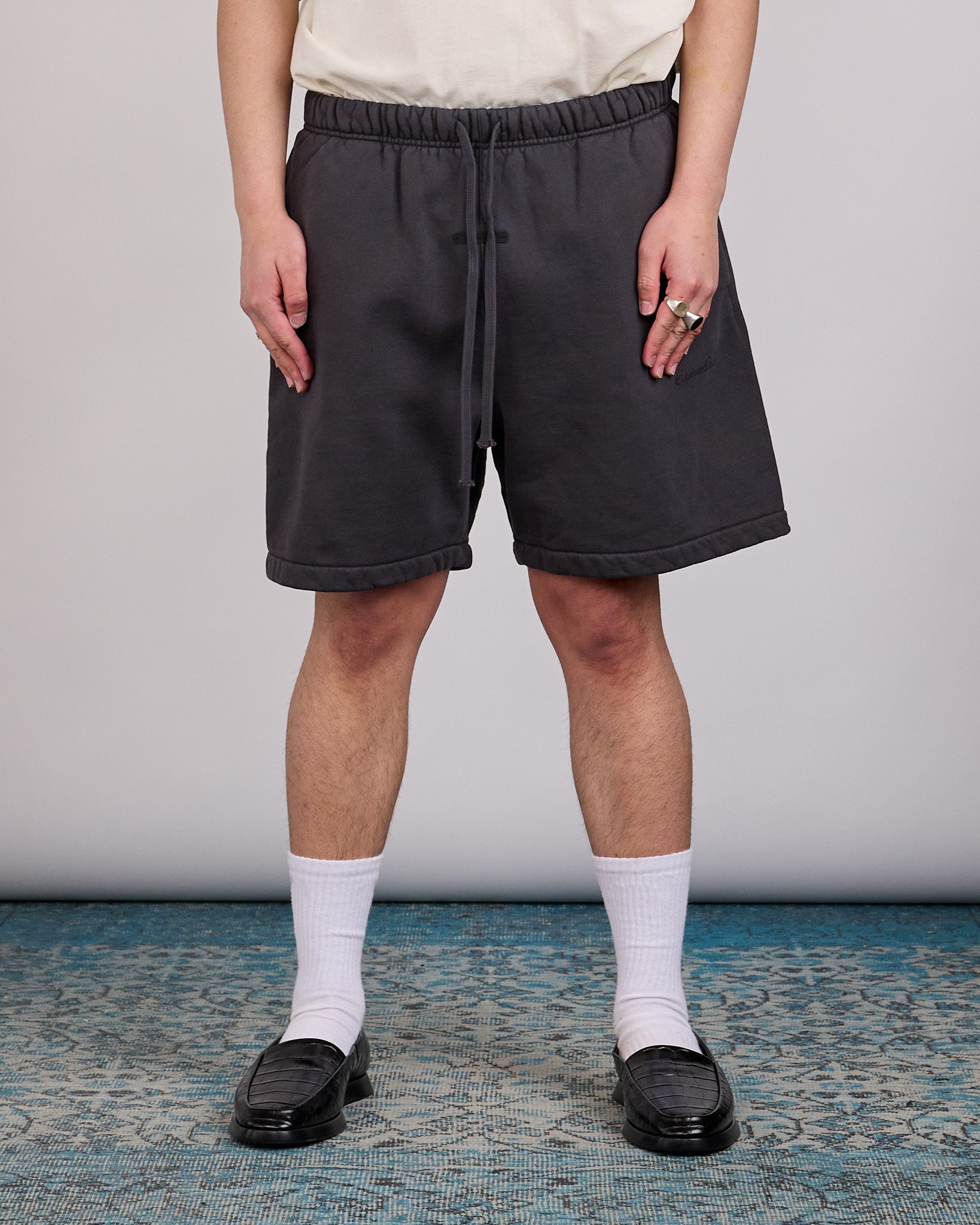 Fear of God Essentials Signature Classic Short Faded Black – LESS 17