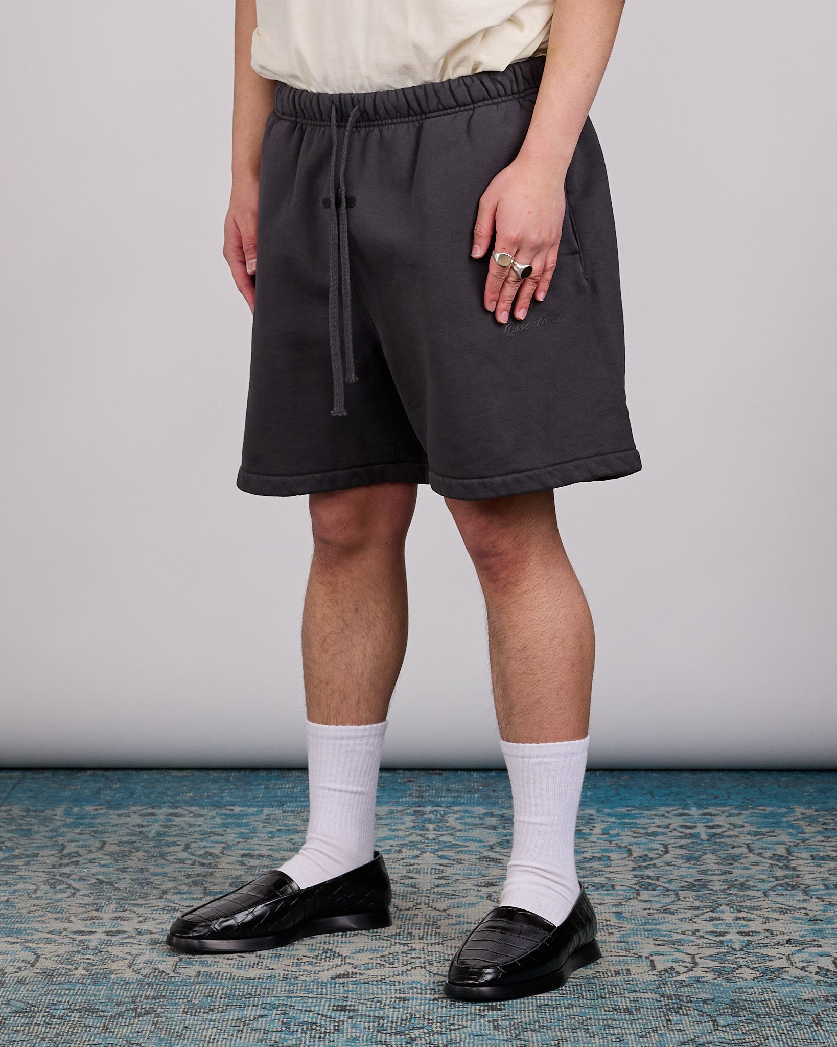 Fear of God Essentials Signature Classic Short Faded Black – LESS 17