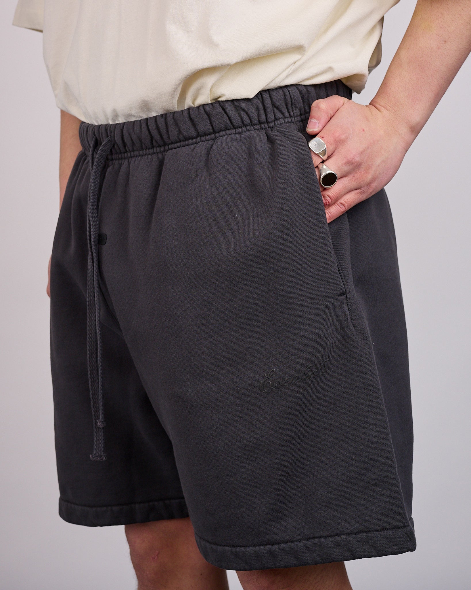 Fear of God Essentials Signature Classic Short Faded Black – LESS 17
