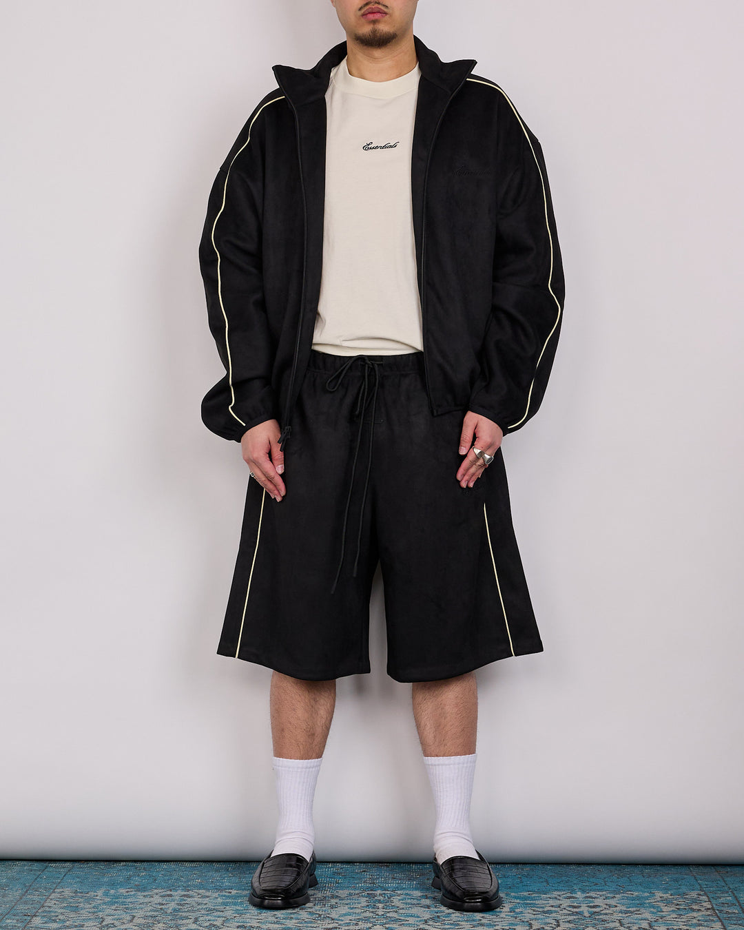 Fear of God Essentials Signature Modern Track Jacket Vintage Back