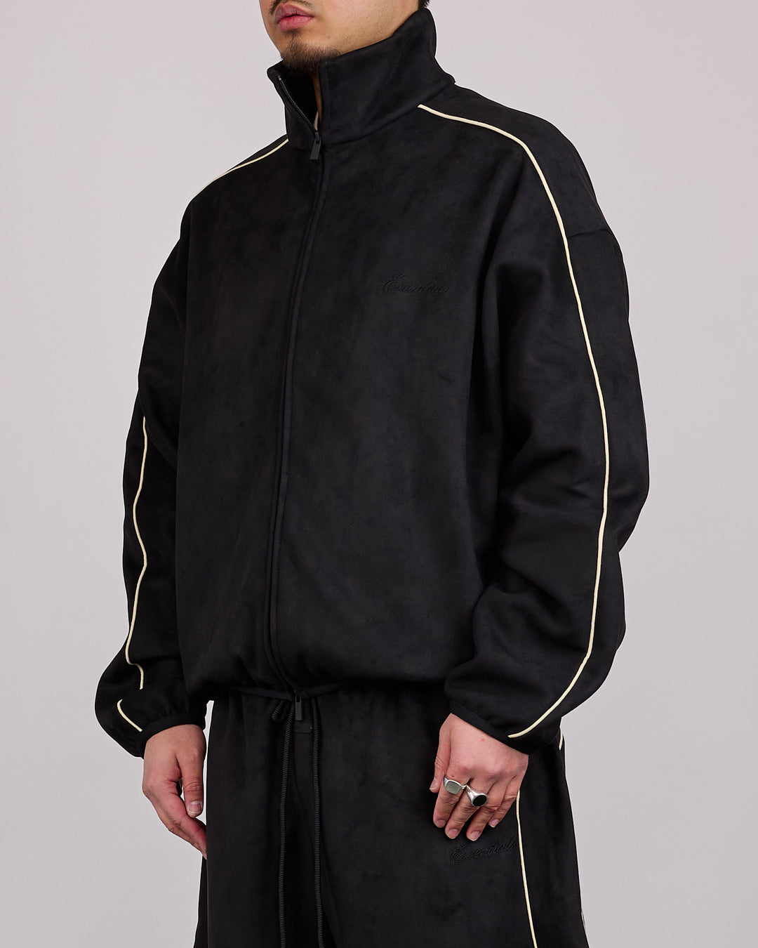 Fear of God Essentials Signature Modern Track Jacket Vintage Back
