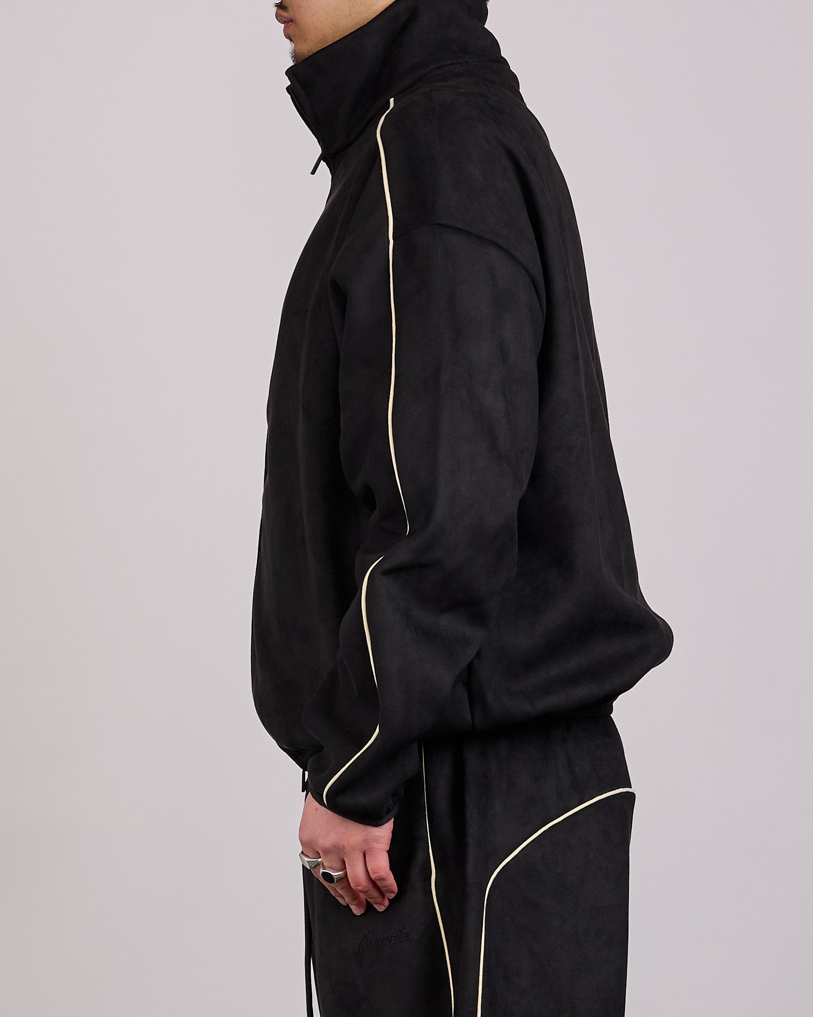 Fear of God Essentials Signature Modern Track Jacket Vintage Back