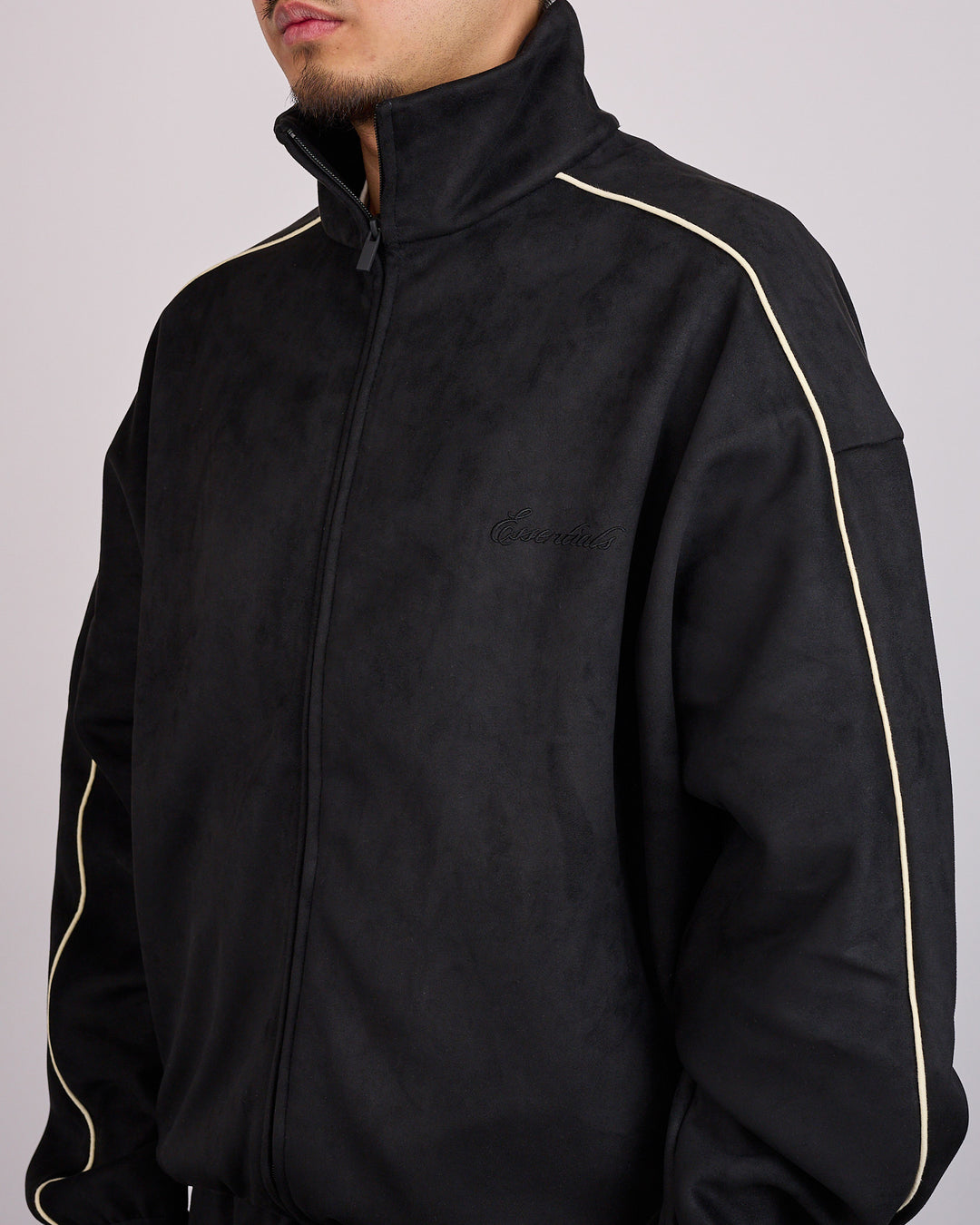 Fear of God Essentials Signature Modern Track Jacket Vintage Back