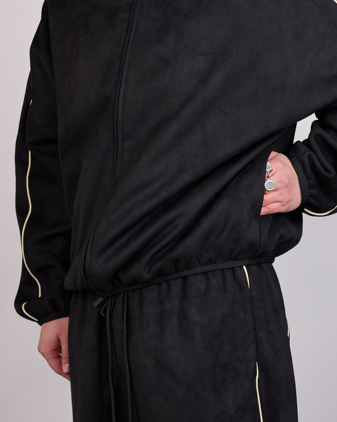 Fear of God Essentials Signature Modern Track Jacket Vintage Back