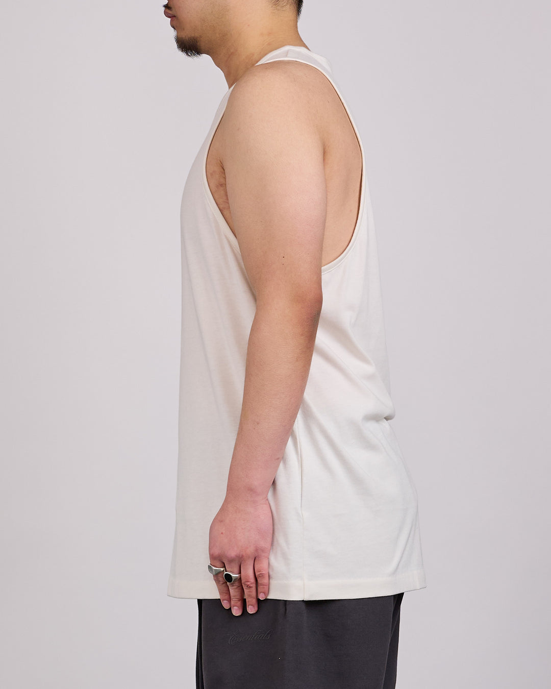 Fear of God Essentials Signature Tank Top Ivory