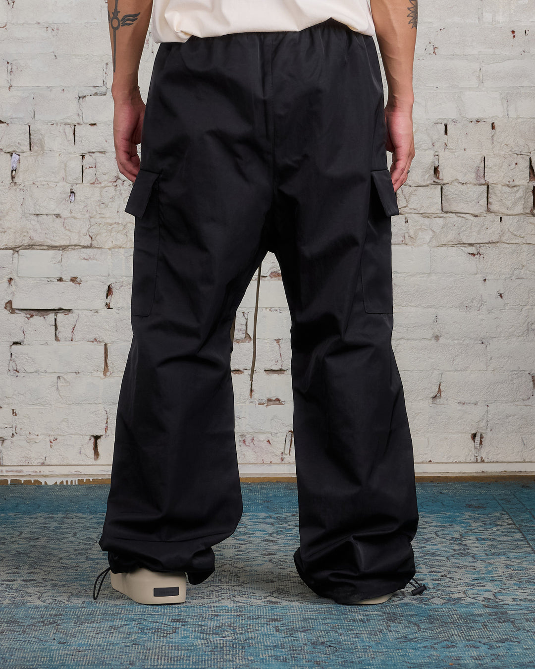 Fear of God Essentials Textured Nylon Field Pant Black