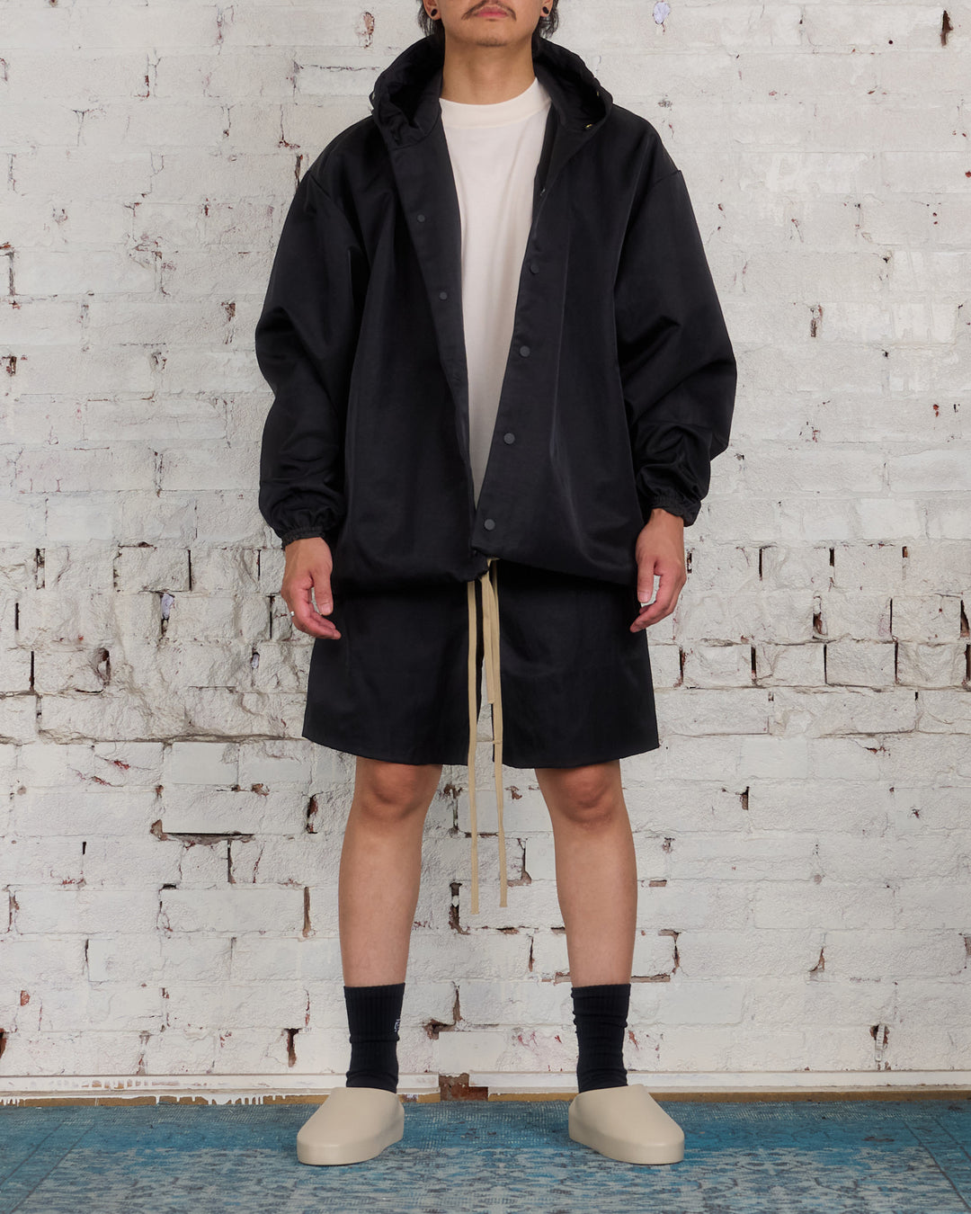 Fear of God Essentials Textured Nylon Short Black