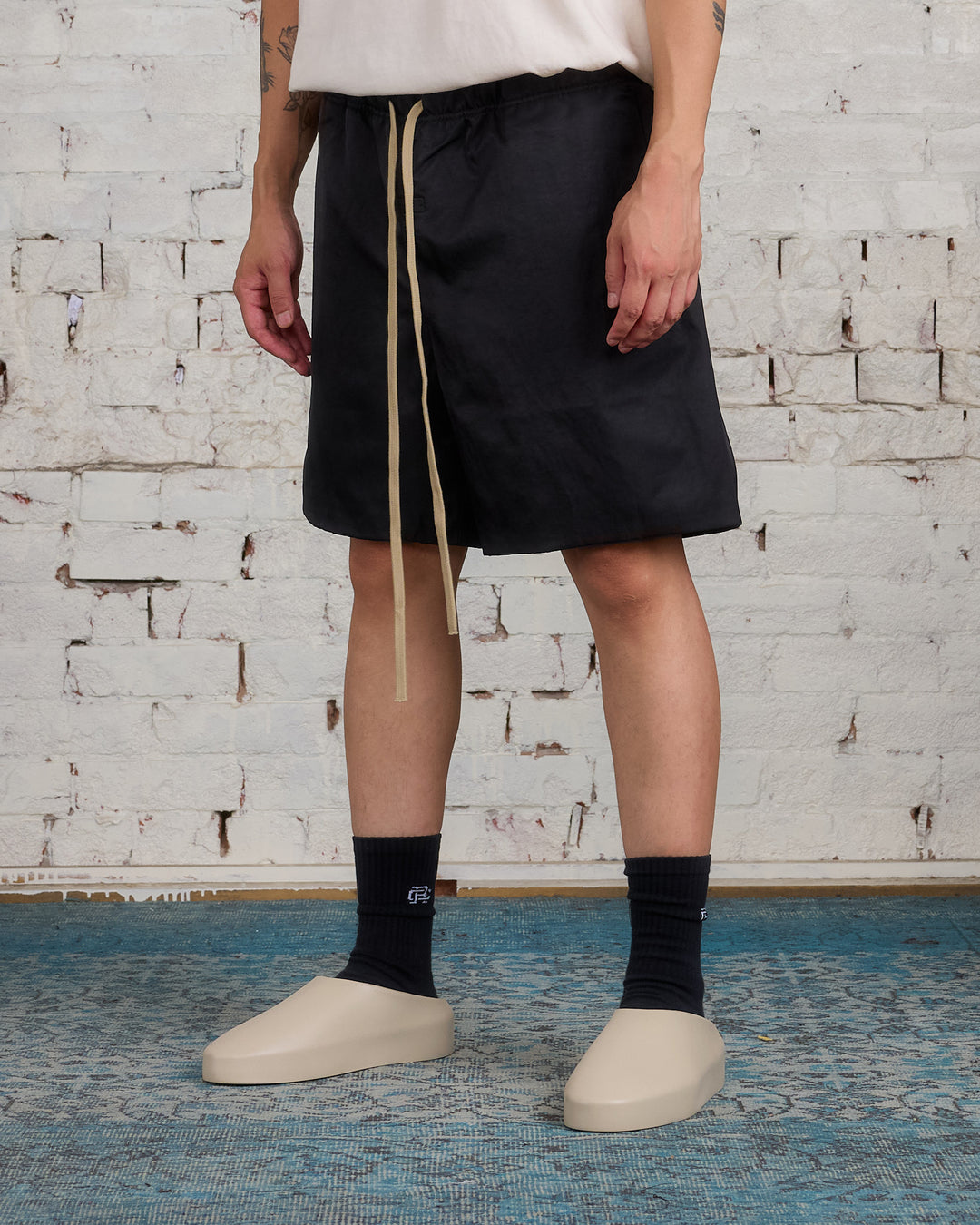 Fear of God Essentials Textured Nylon Short Black