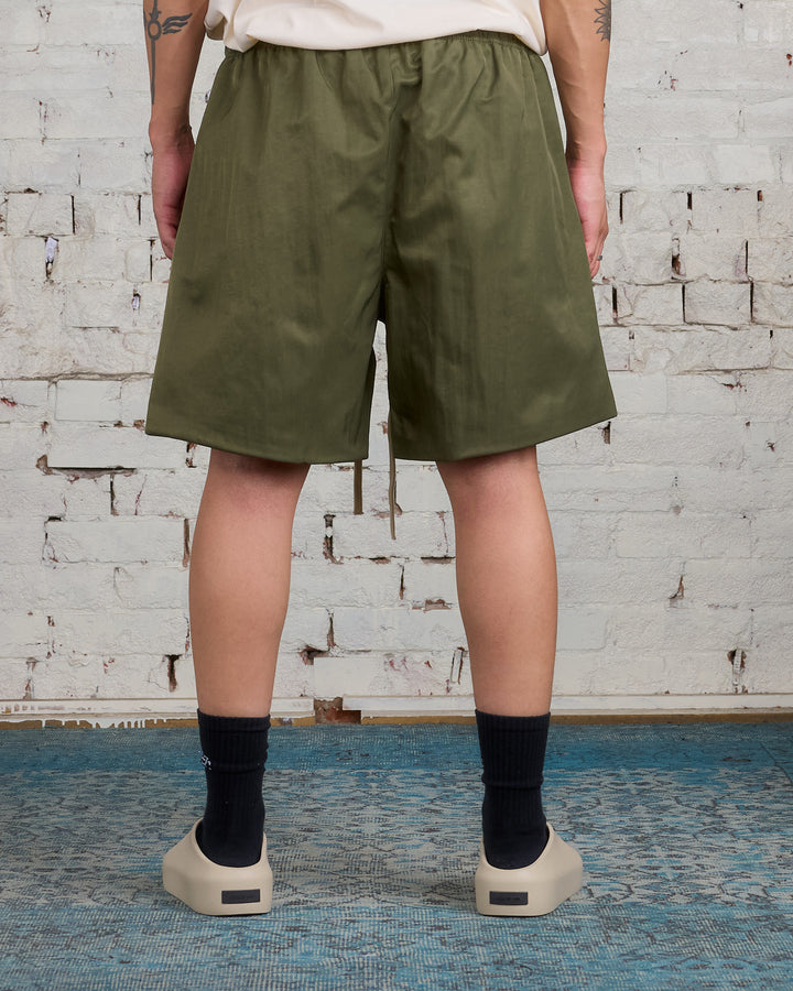 Fear of God Essentials Textured Nylon Short Military