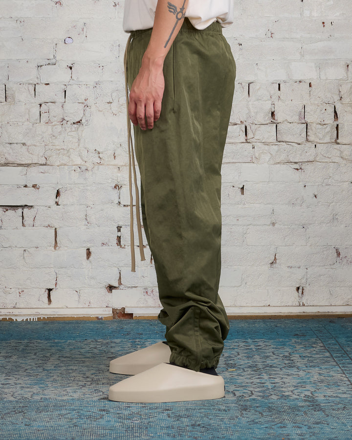 Fear of God Essentials Textured Nylon Track Pant Military