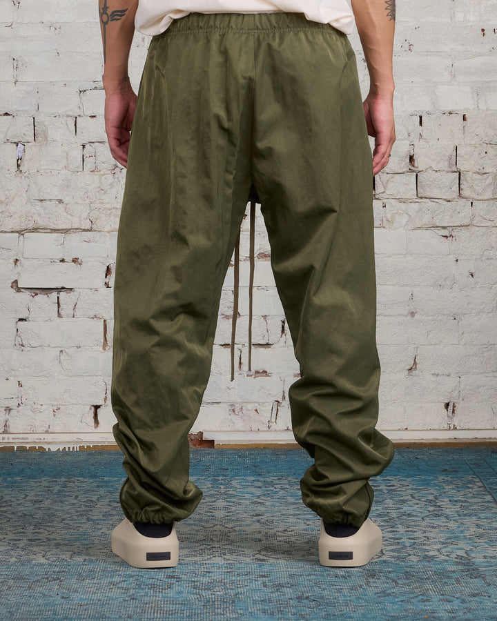 Fear of God Essentials Textured Nylon Track Pant Military