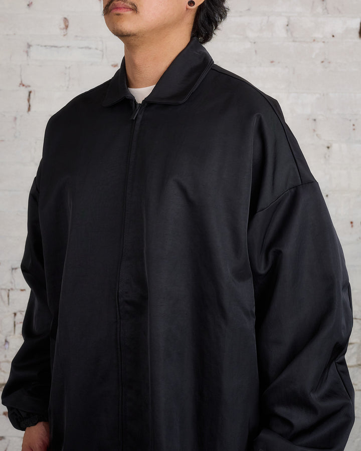 Fear of God Essentials Textured Nylon Trench Coat Black