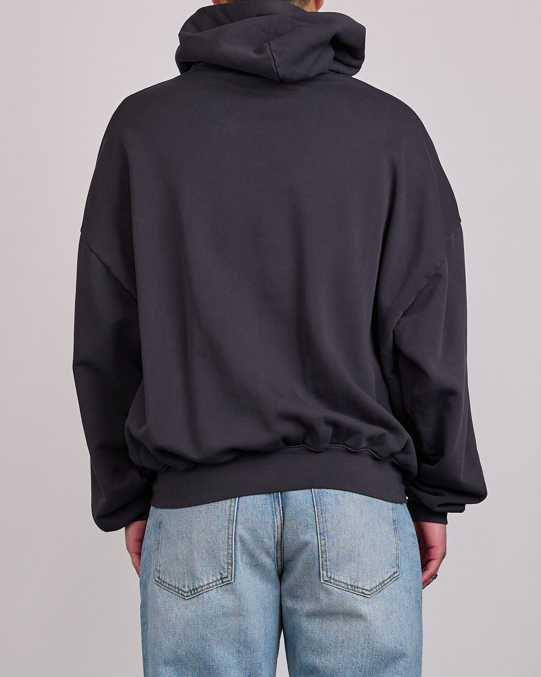 Fear of God Essentials Training 90's Hoodie Arch Faded Black