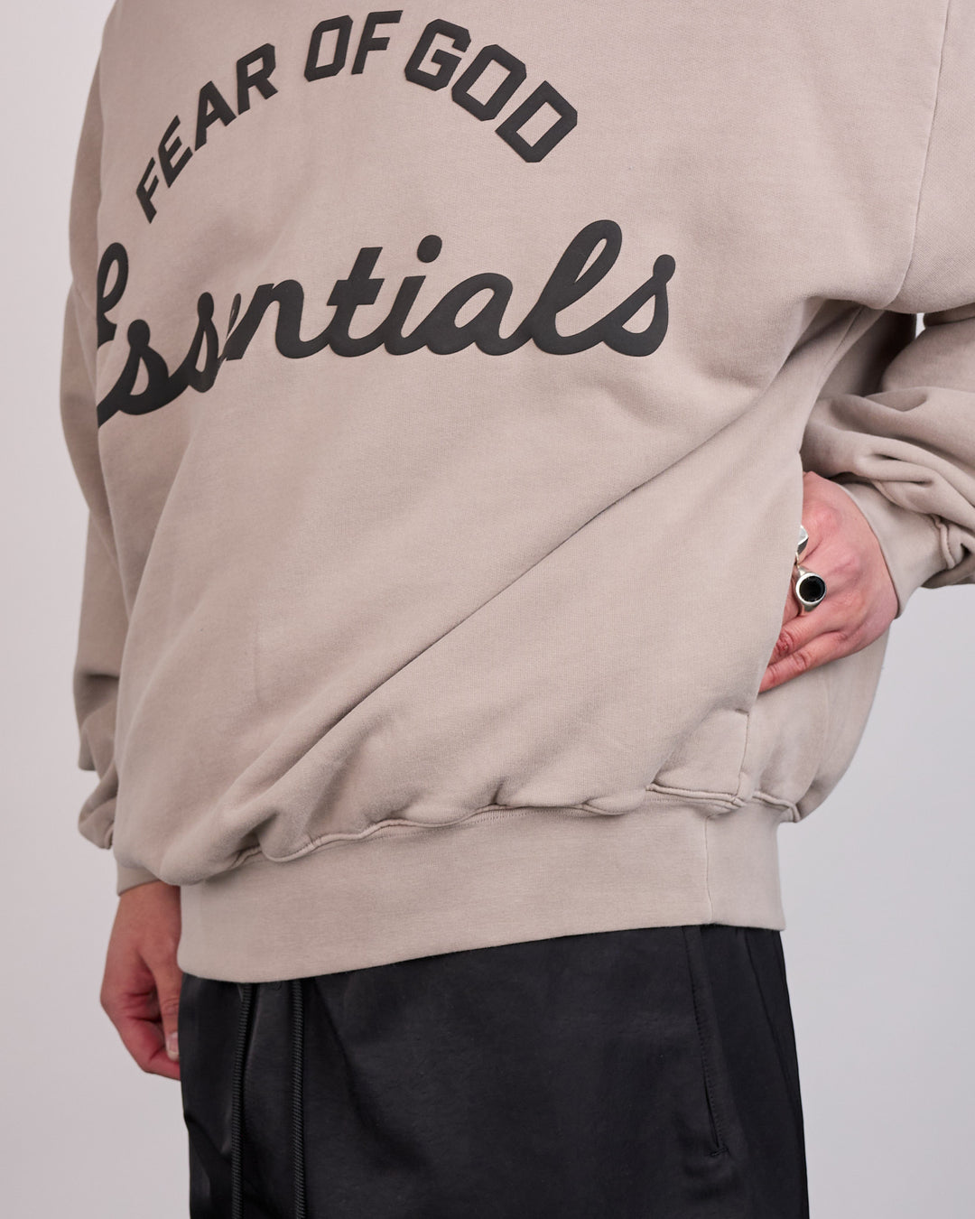 Fear of God Essentials Training 90's Hoodie Arch Faded Seal