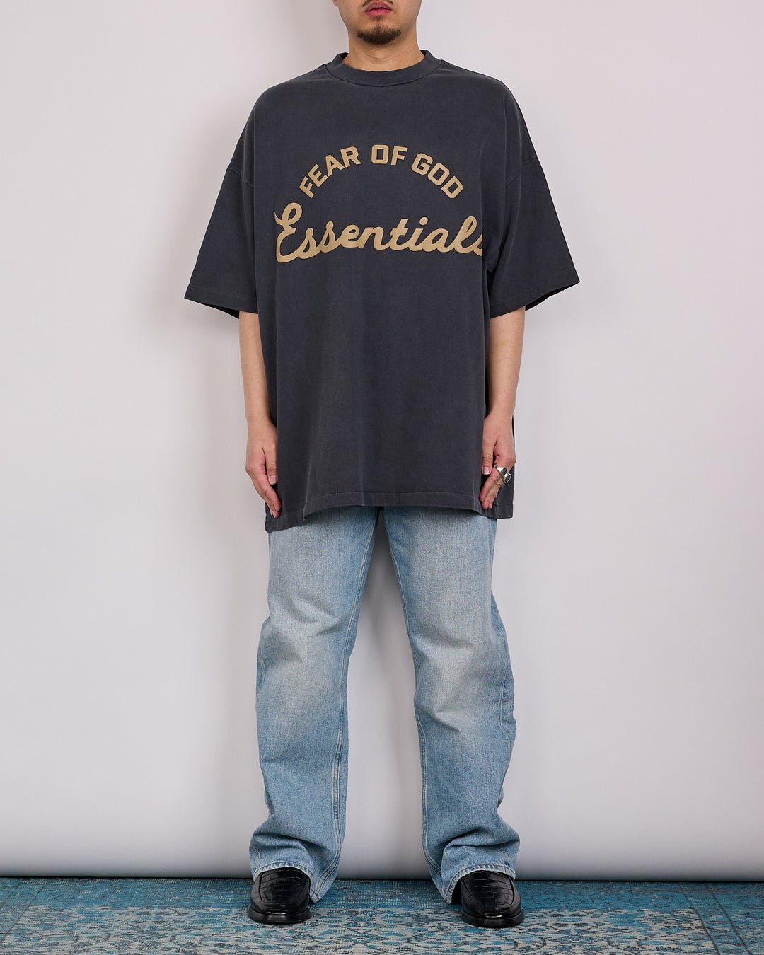 Fear of God Essentials Training 90's T-Shirt Arch Faded Iron Grey