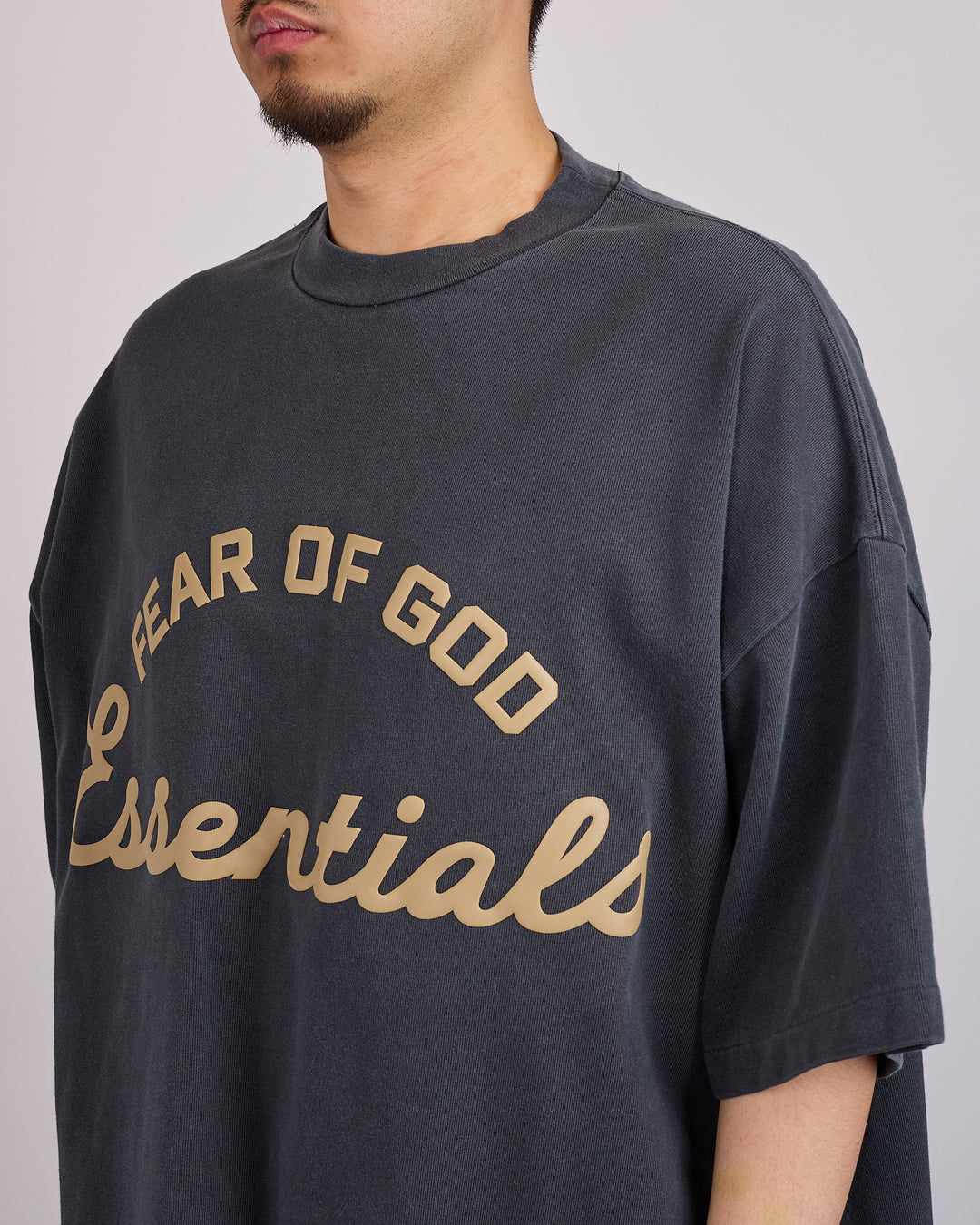 Fear of God Essentials Training 90's T-Shirt Arch Faded Iron Grey
