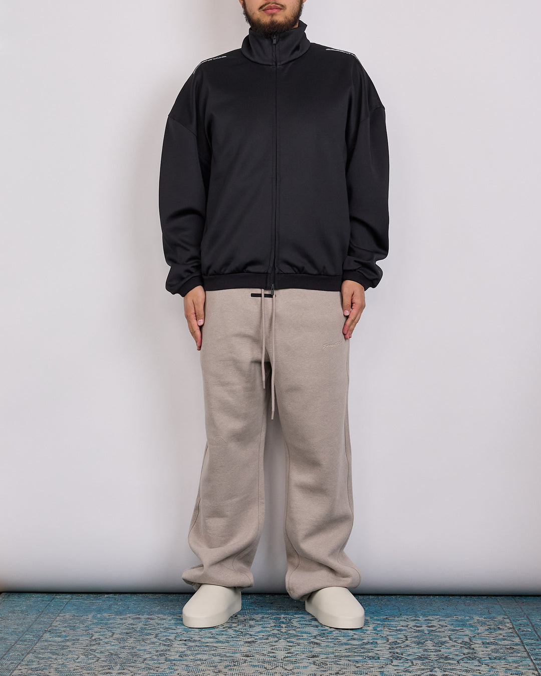 Fear of God Essentials Tricot Modern Track Jacket Black