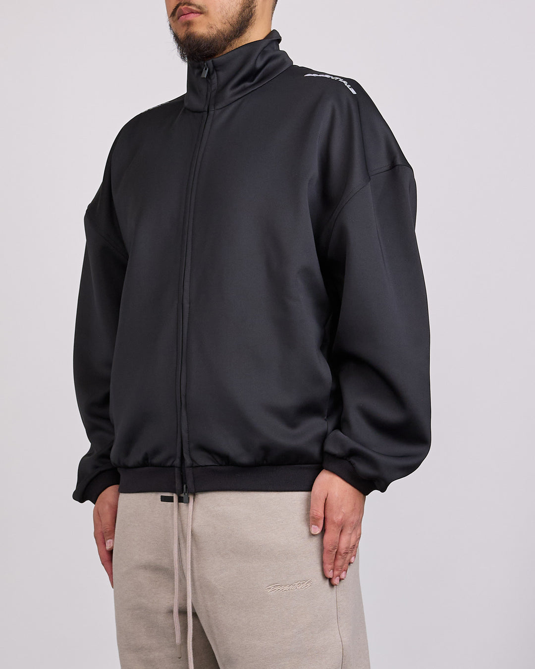 Fear of God Essentials Tricot Modern Track Jacket Black