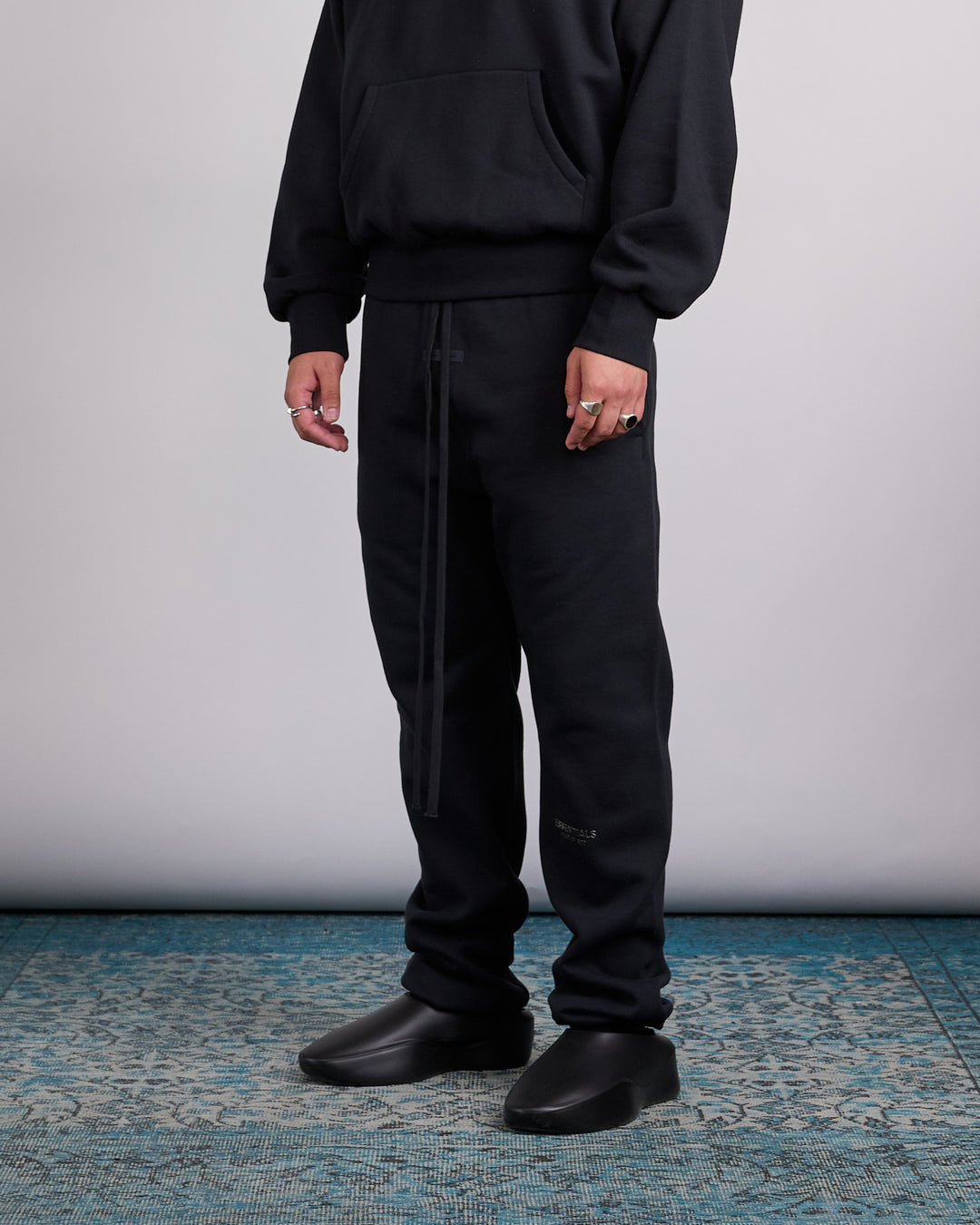 Fear of God Essentials Vintage Fleece Sweatpant Jet Black