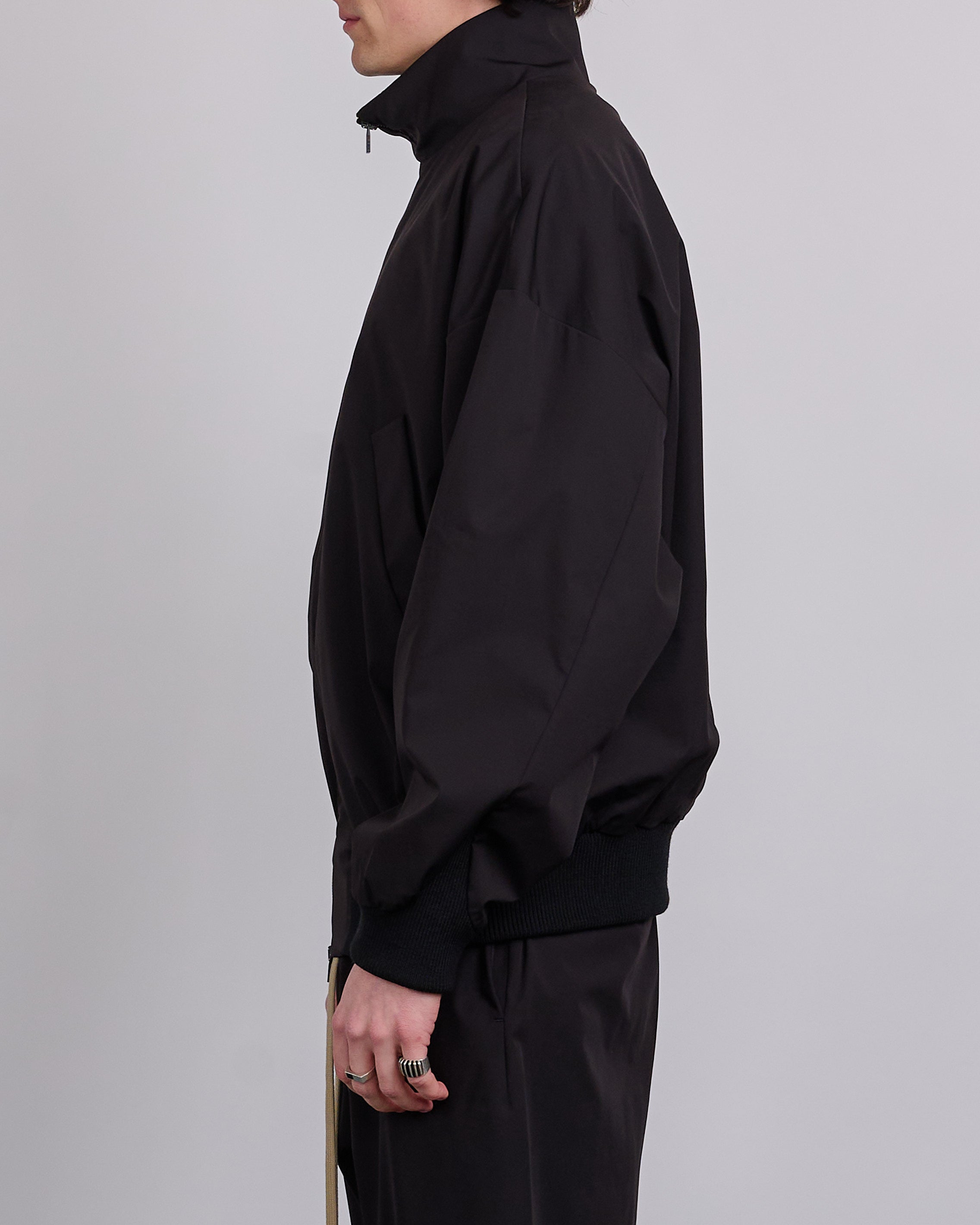 Fear of God High Neck Track Jacket Black – LESS 17 Fear of God High Neck Track Jacket Black – LESS 17