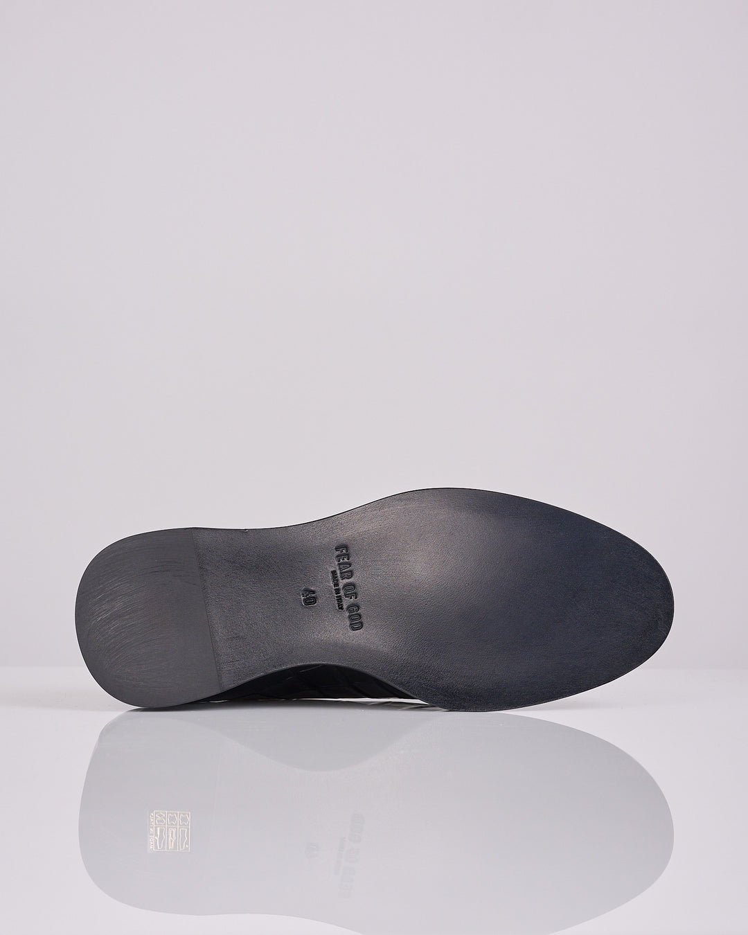 Fear of God Loafer Croc Leather Print Black