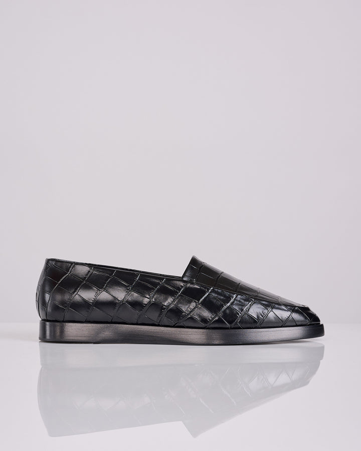 Fear of God Loafer Croc Leather Print Black